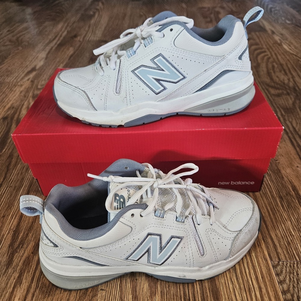 New Balance Women Sneakers‎ Running Shoes White Blue 6.5